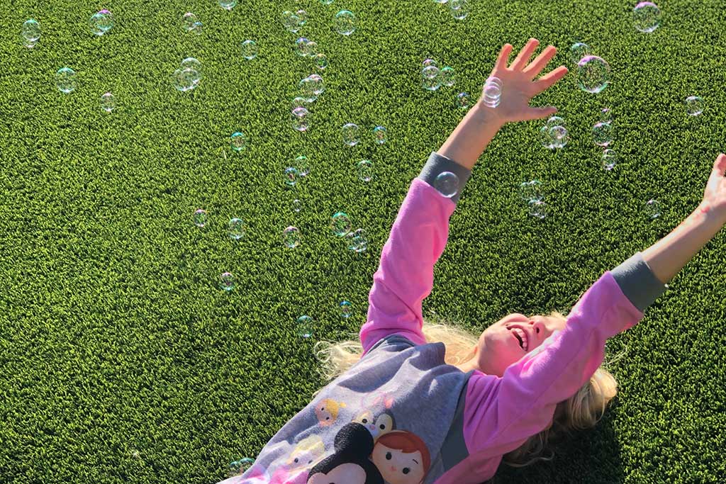 Summer Artificial Grass Fun